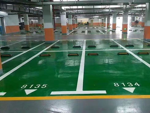 嘉興某小區車庫環氧地坪工程